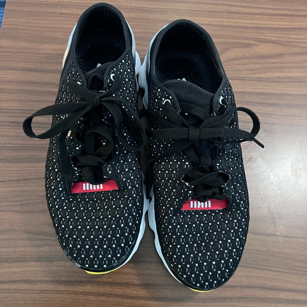 Under Armour Black and White Sneakers
